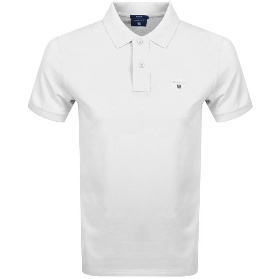 Alternative Image for ProductGant Oxford Pique Rugger Polo T Shirt White1